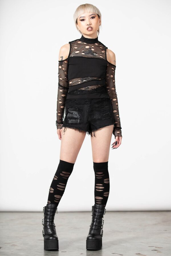 Prediction Patch Denim Shorts - Image 3