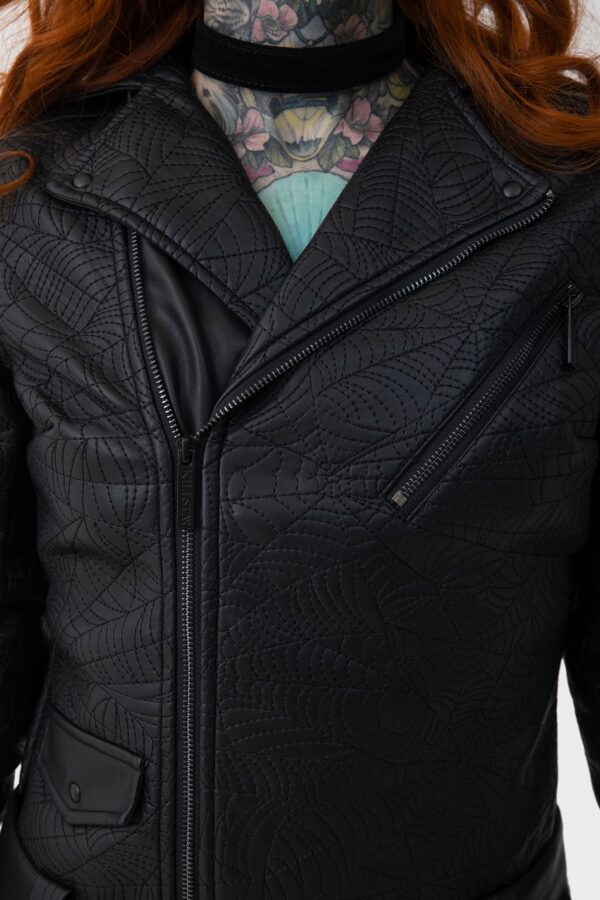 Spideration Biker Jacket - Image 2