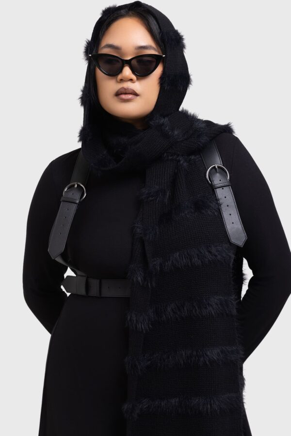 Striped Night Hooded Scarf - Image 5