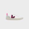 Veja PS V-10 - White / Magenta Sari