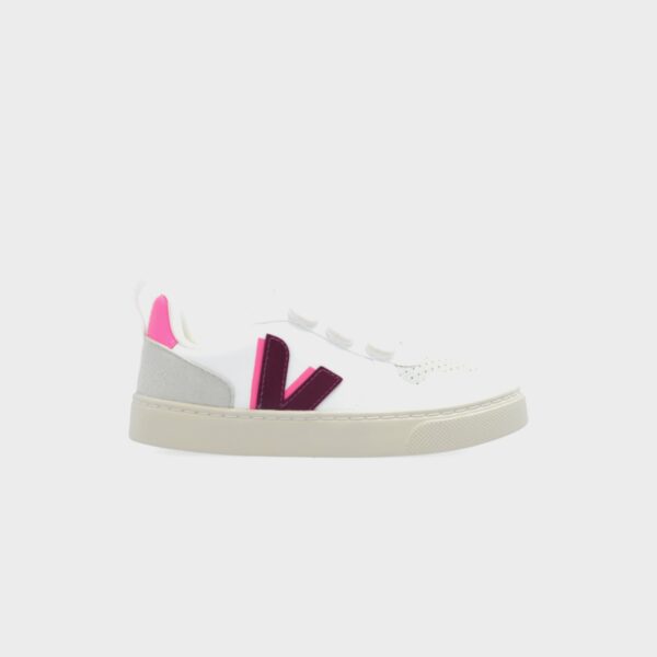 Veja PS V-10 - White / Magenta Sari