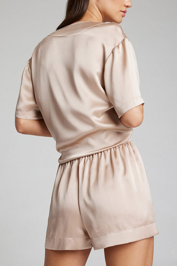 Eclipse Silk Deep V-Top in Fizz - Image 3