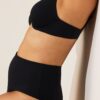 Swim High Waist Bottom in Black - Image 3