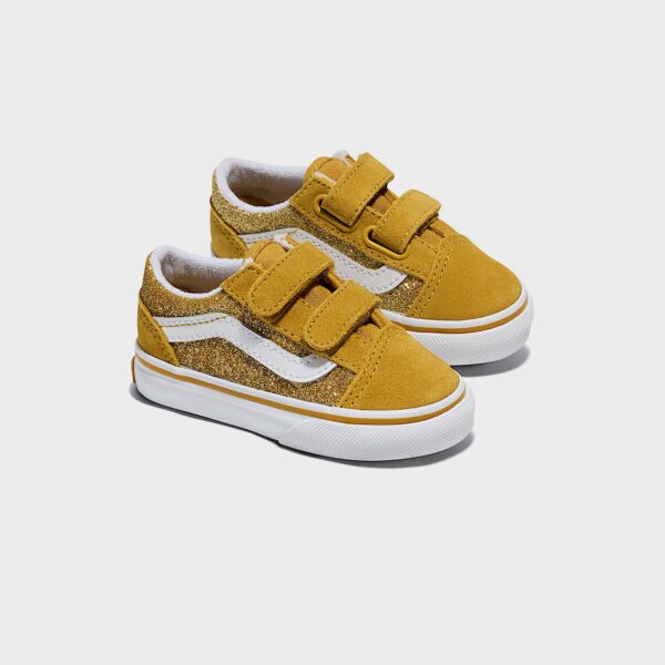 VANS PS Old Skool Glitter - Champagne Gold - Image 2