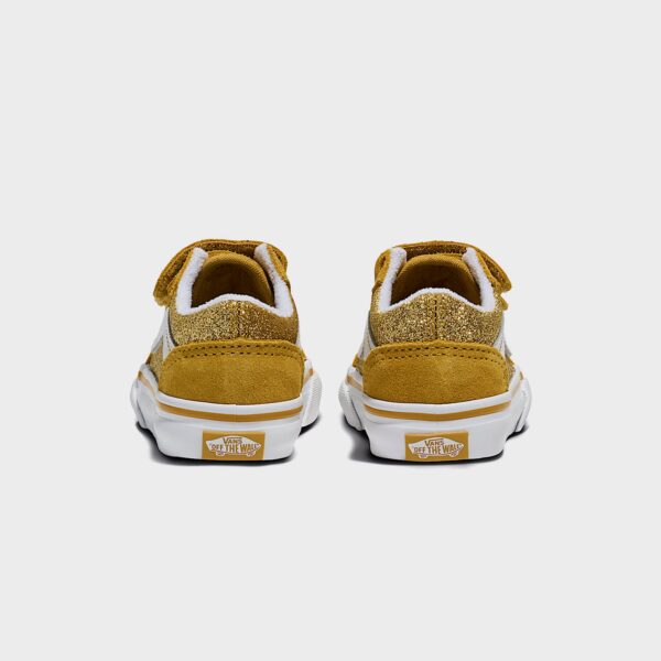 VANS PS Old Skool Glitter - Champagne Gold - Image 3