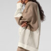 Make Waves Crew Neck Pullover - Ivory/Bone/Gravel - Image 3