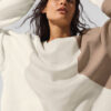 Make Waves Crew Neck Pullover - Ivory/Bone/Gravel - Image 4