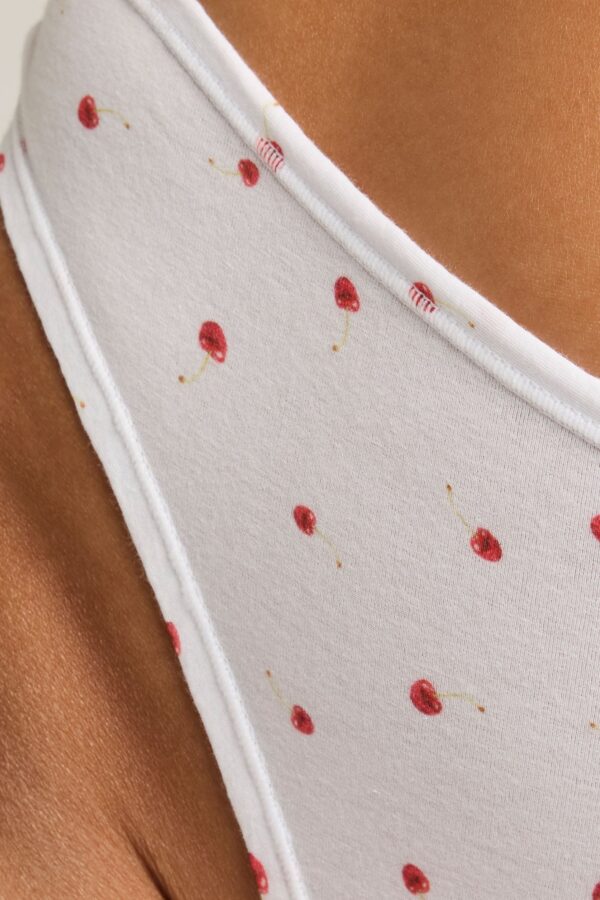 Cloud Cotton Thong in Black Cherry (Pack) - Image 4