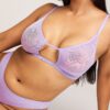 Sieve Cutout Bra in Violet - Image 5