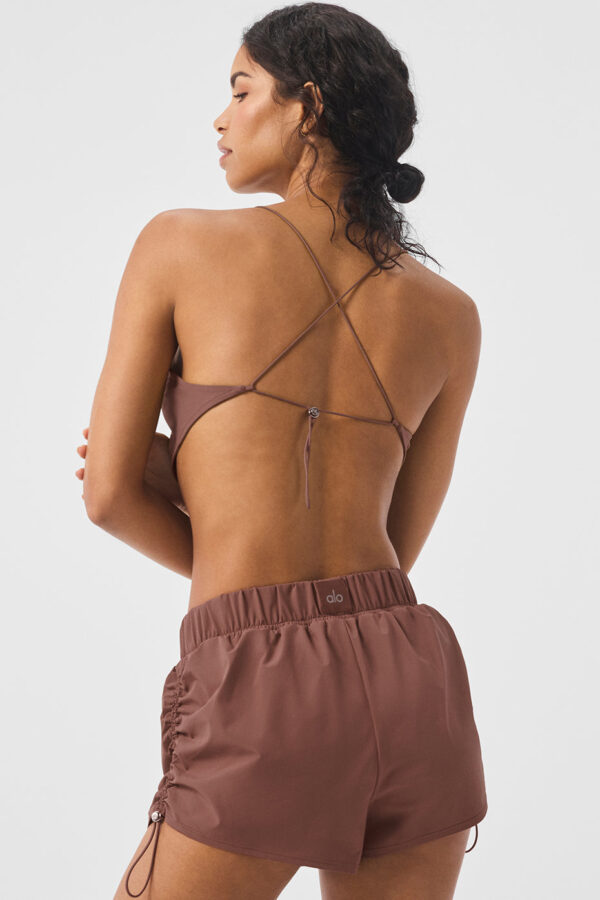 Cropped Megastar Tank - Chestnut - Image 2