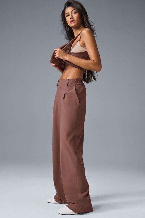 High-Waist Pursuit Trouser (Regular) - Chestnut - Image 5