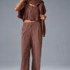 High-Waist Pursuit Trouser (Regular) - Chestnut