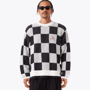 Checker OS Knit Vintage White/Black
