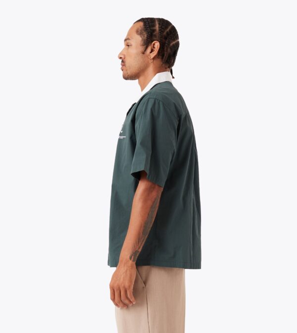 Design House SS Shirt Forest/White - Image 4