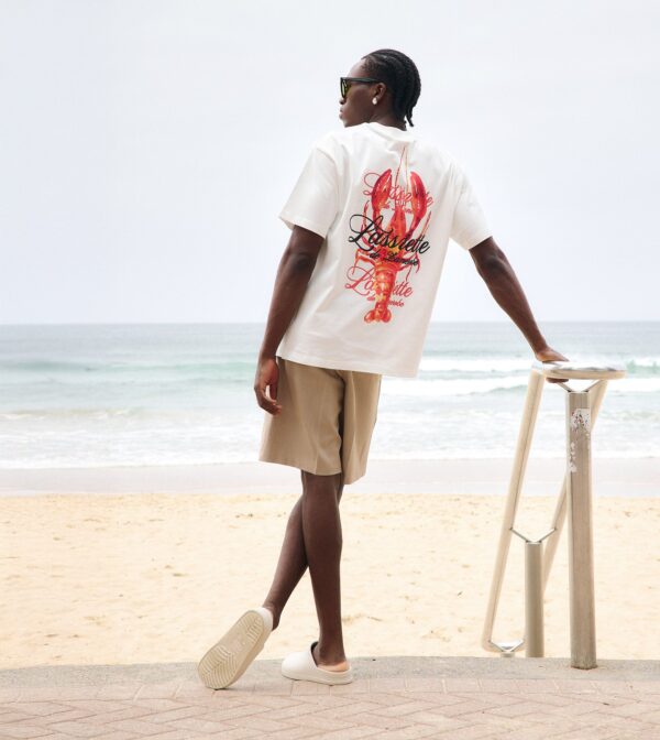 Lobster Box Tee Vintage White - Image 8