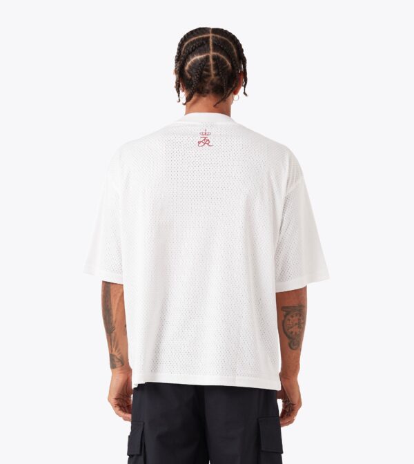 Mesh Flow Tee White - Image 5