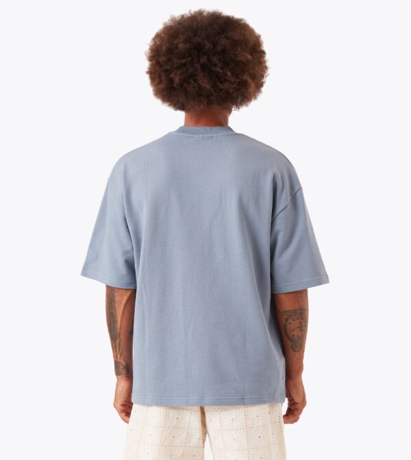 Rugger Fleece Tee Steel - Image 5