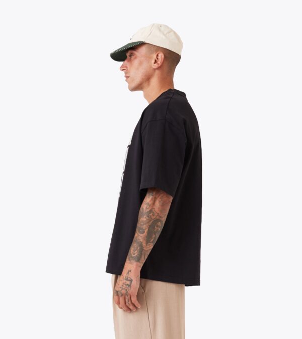 Stamps Lounge Tee Black - Image 4