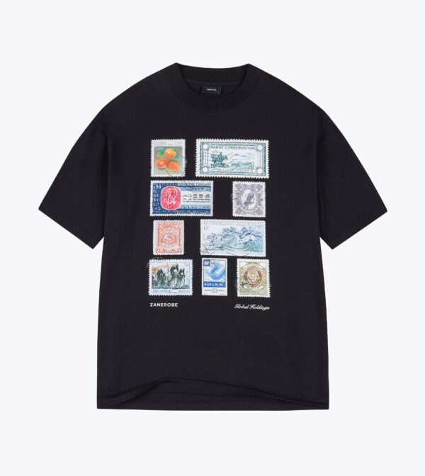 Stamps Lounge Tee Black - Image 5