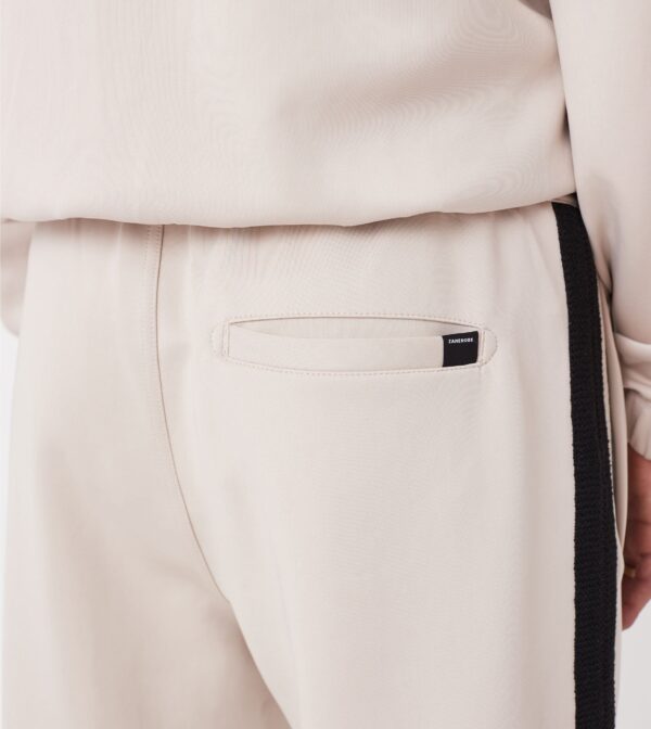 Stitched Football Trackpant Oat - Image 8