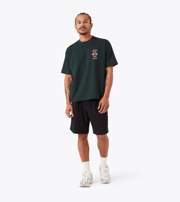 Track Team Box Crop Tee Forest - Image 3