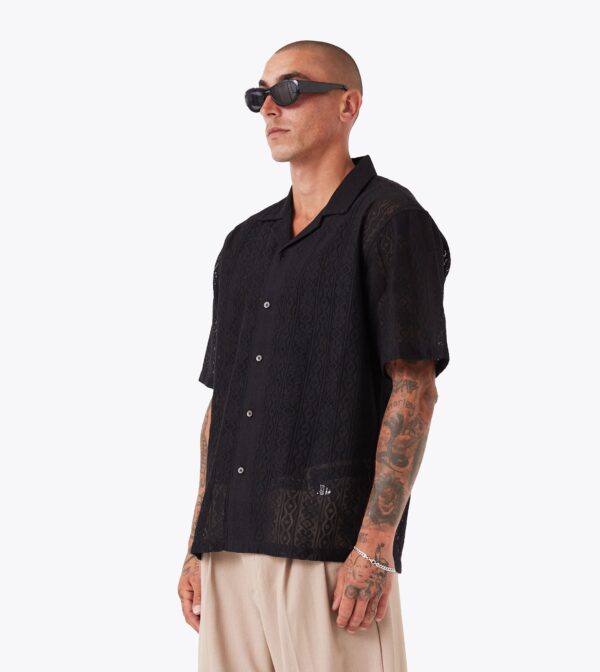 ZDS Lace Shirt Black - Image 4