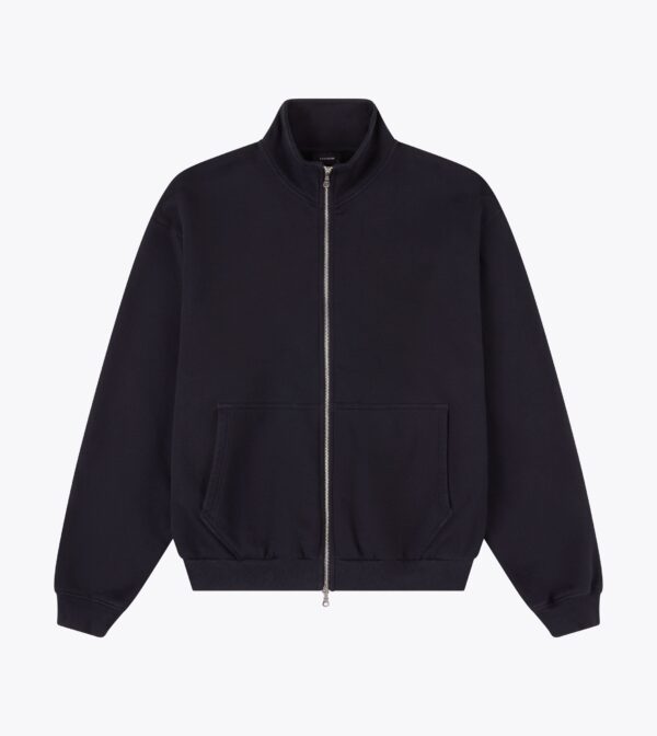 Zip Funnel Sweat Black - Image 6