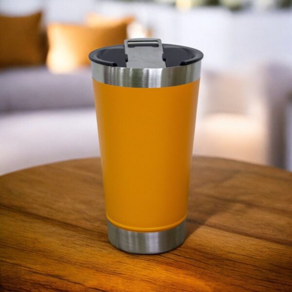 Copo Térmico Inox com Tampa e Abridor - 500ml - Image 5