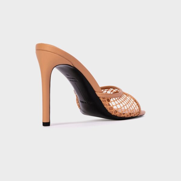 Black Suede Studio Else 100 Woven Mesh - Toast - Image 5