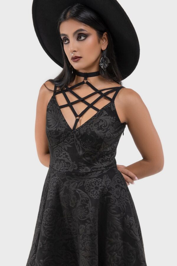 Magica Skater Dress [BLACK LILY] - Image 6