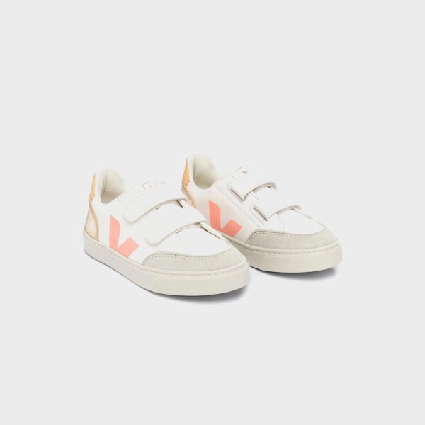 Veja Kids V-12 - Extra White / Multico / Platine - Image 2